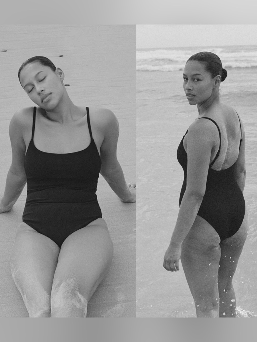 12 NEW Zulu & Zephyr Black One Piece Swimsuit